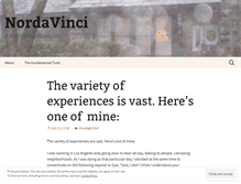 Tablet Screenshot of nordavinci.com